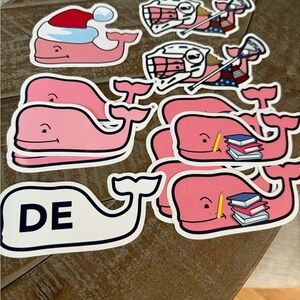 Vineyard Vines Whale Stickers